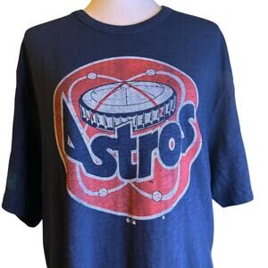 47 Brand Houston Astros Cooperstown Grit Vintage Scrum Tee, Navy, Size 2XL, NWT